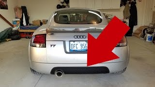 Rear Diffuser Install  Audi TT [upl. by Alessandra]