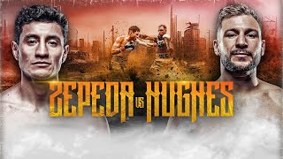 Live Breakdown Zepeda vs Hughes Fight [upl. by Ritz19]