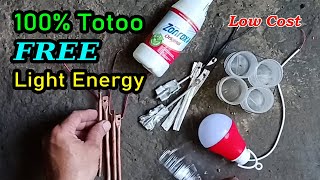 Zonrox Power Lamp  Legit FREE Electricity  Solar Power Light  DIY Salt Water Free Energy Legit [upl. by Nehpets]