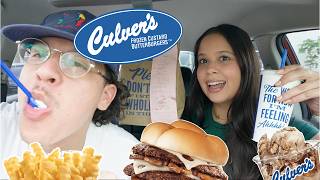 Our FIRST TIME Trying CULVERS [upl. by Nolla451]