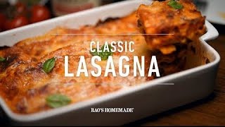 ITALIAN LASAGNA  Raos Famous Lasagna Recipe [upl. by Reynold]