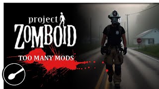 Entering Ekron  Project Zomboid Too Many Mods [upl. by Ahsineb356]