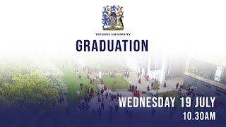 Teesside University Graduation Wednesday 19 July 2023  1030am [upl. by Yerocaj]