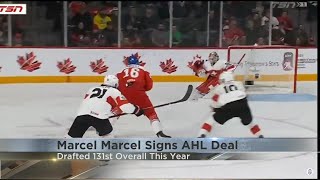 IceHogs Sign 2023 Blackhawks Draft Pick Marcel Marcel to AHL Deal [upl. by Sabu]