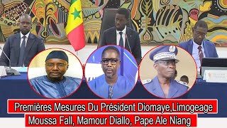 Premières Mesures Du Président Diomaye Limogeage Moussa Fall Mamour Diallo Pape Ale Niang [upl. by Llenel127]