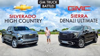 2024 Chevy Silverado 3500 High Country VS GMC Sierra HD Denali Ultimate Why Is GMC 23000 More [upl. by Jodee]