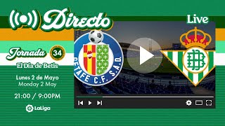 🚨 DIRECTO  Getafe CFReal Betis  VÍVELO CON NOSOTROS [upl. by Valentin154]