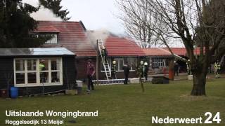 Uitslaande woningbrand Roggelsedijk Meijel  3 april 2013 [upl. by Snook]