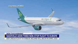 New airline coming to BNA with direct flight to Ireland [upl. by Spieler907]