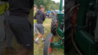 Fire starting 1946 Marshall tractor tractor tractorlover [upl. by Desiri387]