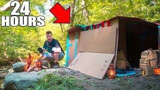 7 EXTREME Box Forts To Survive 24 Hours [upl. by Noram]