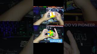 WEILONG WRM V10 UV COATED VS TORNADO V3 Pioneer UV COATED viralvideo shorts speedcubing rubiks [upl. by Nohsid]