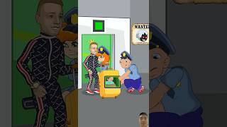 Help Noob Policeman and His Girl Scan Prisoners and find Entity funny cartoon animation shorts [upl. by Aneeuq]