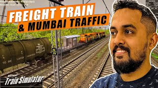 LOW PRIORITY BTPN FREIGHT WITH TWIN ALCO amp MUMBAI TRAFFIC IN MSTS  HIGHLIGHTS [upl. by Philbin421]