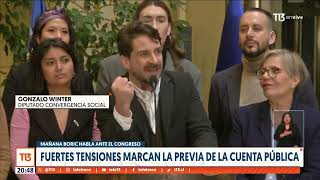 Previa de la Cuenta Pública tensiones marcan anuncios del Pdte Boric [upl. by Nahgen994]