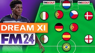 The GREATEST FM24 Wonderkid Dream 11 So Far  Football Manager 2024 Wonderkids [upl. by Hatch]