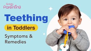 Teething in Toddler – Symptoms amp Remedies [upl. by Eiramanad]