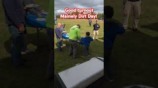 Turnout Mainely Dirt Day  action5298 240 seeded prizes  1800s fairgrounds fun metaldetecting [upl. by Liahus7]