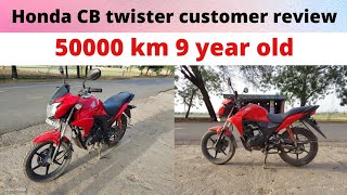 Honda CB twister 50000 km review by customer 😱 [upl. by Manlove]