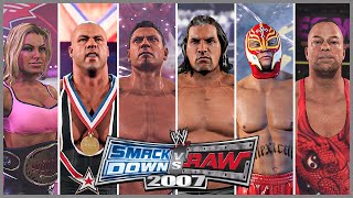 SmackDown vs RAW 2007 CAWs and Attire Pack  WWE 2K23 Community Creations [upl. by Nnov356]