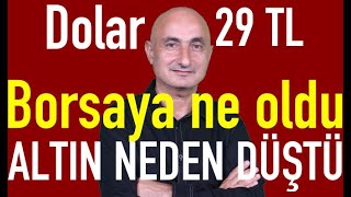 Altına ve borsaya ne oldu  Dolar 29 TLye yükseldi  Bitcoin neden düştü [upl. by Nyladnewg]