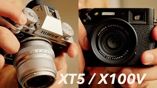 X100V Vs XT5 Comparison [upl. by Nolad]