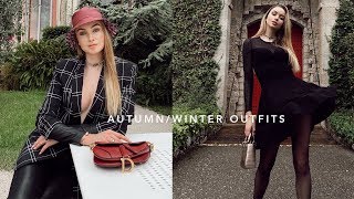 AUTUMNWINTER LOOKBOOK  OUTFIT IDEAS  EMMA MILLER [upl. by Eeuqram]