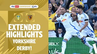 YORKSHIRE DERBY  Leeds United v Hull City extended highlights [upl. by Anawal]