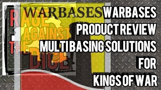 Warbases product review multi basing solutions for Kings of War [upl. by Olivann]