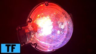 Home Depot LED Snowflurry Projection AppLight Lightshow on House Review [upl. by Letitia991]