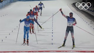 Cross Country Skiing FINALS Beijing 2022  Sprint Final Highlights [upl. by Ellerehc]