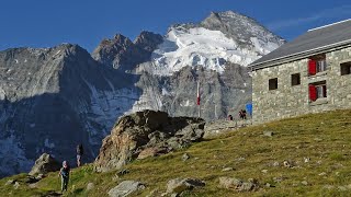 Bergwanderung oberhalb Zermatt  von Bergstation Schwarzsee zur Schönbielhütte Reel [upl. by Dorran714]