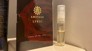 Review Lyric Man by Amouage กลิ่นกุหลาบ ดาร์ค สุดหรู [upl. by Bilow]