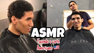 ASMR VLOG  FAZENDO O CORTE AMERICANO [upl. by Whiting]