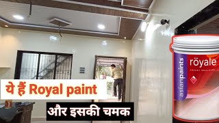 How to apply royal luxury emulsion ।। रॉयल पेंट कैसे किया जाता है सम्पूर्ण जानकारी।।paintingwork [upl. by Ertnom681]