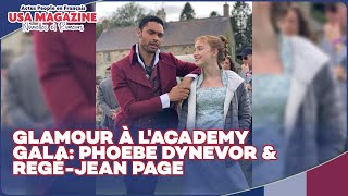 Phoebe Dynevor et RegéJean Page  Retour sur leur apparition à lAcademy Gala [upl. by Thelma]