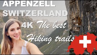 Ebenalp  Appenzell  Switzerland  4K  Alpstein region  Best hiking trail  Seealpsee lake [upl. by Ytrebil]