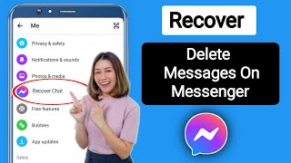 How to Recover Deleted Messages on Messenger  Restore Lost Facebook Messenger Chats [upl. by Oigres145]