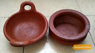 Mud Clay Pot Seasoning மண் பாத்திரம் சமையலுக்கு பழக்கும் முறை [upl. by Ak]