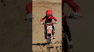 MOTOCROSS TRAINING AT PALA ON A KTM 65 [upl. by Nnave]