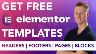 Get Elementor amp Elementor Pro Templates For Free 🔥🔥 [upl. by Snahc982]