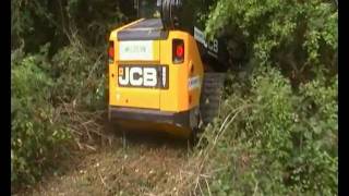 JCB 300t Skid Steer with FAE Head [upl. by Scandura290]