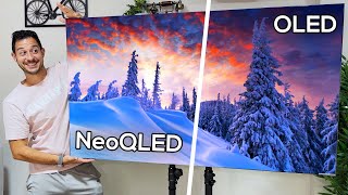 TV NeoQLED vs TV OLED 2023 Samsung Neo Qled 8k 2023 🔥 [upl. by Jansson297]