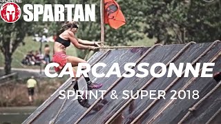 Spartan Sprint amp Super  Carcassonne 2018 [upl. by Gabie]