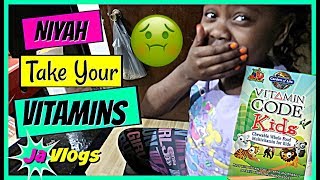 Niyah Take Your Vitamins  New Juicier  Family Vlogs  JaVlogs [upl. by Fernando]