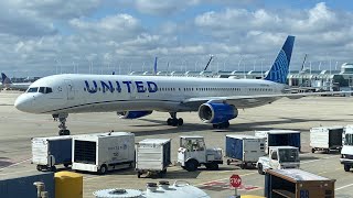 Chicago ORD  Los Angeles LAX  United Airlines  Boeing 757300  Full Flight [upl. by Atiuqal]