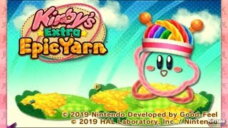 Kirbys Extra Epic Yarn for 3DS ᴴᴰ Full Playthrough All Treasures [upl. by Handler]