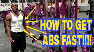 HOW TO GET ABS FAST UPPER LOWER AB WORKOUT [upl. by Anual]