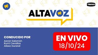 🔴 ALTAVOZ EN VIVO  SOLUCIONES PARA EL PROBLEMA DE INSEGURIDAD CIUDADANA [upl. by Barker274]