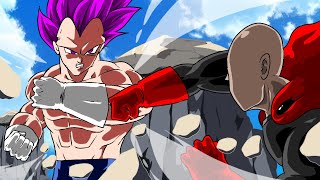 Vegeta vs Dark Saitama part 2 Fan Animation [upl. by Dygall12]